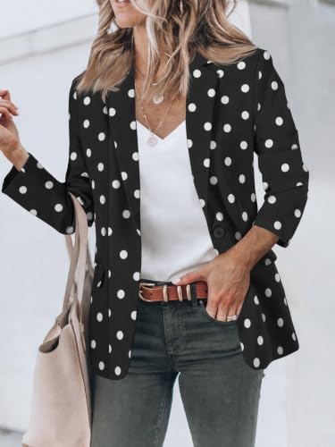 Cicy Bell Womens Casual Blazers Long Sleeve Work Office Suit Jackets Blazer