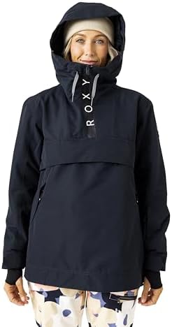 Roxy Women's Shelter Snowboard Jacket – 10k Waterproof Insulated Ski Jacket, Pfas-free, Hydrosmart Collar