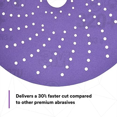 3M Cubitron II Hookit Clean Sanding Abrasive Disc, 737U, 31483, 6 in, 320+