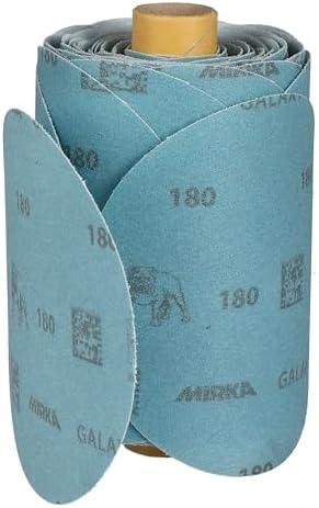 Mirka Galaxy Sandpaper PSA 5 inch Grit 180 100 Discs Linkroll