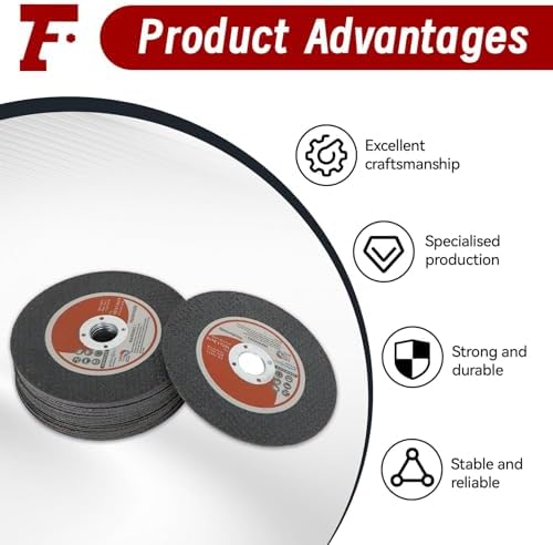 findmall 50 Pack 4" x.040 x5/8" Cut Off Wheel Aluminum Oxide