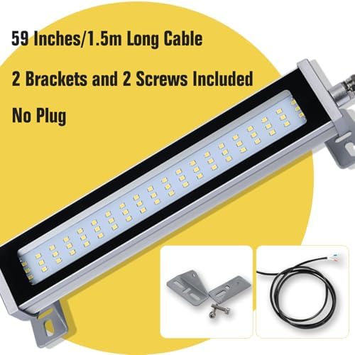 12W CNC LED Machine Tube Light IP67 AC110-220V 1440lm 6400K