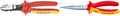 KNIPEX Tools - High Leverage Diagonal Cutters, 1000V Insulated (7408200SBA), 8 inches & Long Nose Pliers w/Cut-1000V Insulated