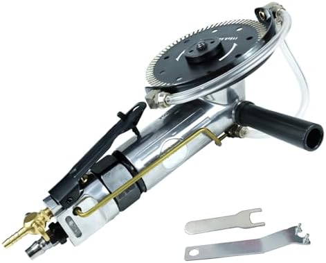 Air Angle Grinder 4-1/2", Wet Stone Polisher Grinding Tool for Polishing