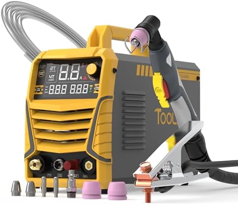 TOOLIOM 50A Non-Touch Pilot Arc Plasma Cutter, Dual Voltage 110/220V