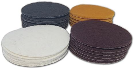 6 Inch Sanding Discs and Polishing Pad 24 Variety Pack-Durable 6 Inch Non Woven Surface Conditioning Discs Dry Sanding and Polishing Countertops Auto Body Repair Marine Paint Plastics Metal Fiberglass