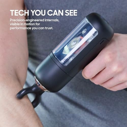 Sharper Image Powerboost Circuit Premium Deep Tissue Percussion Massage Gun