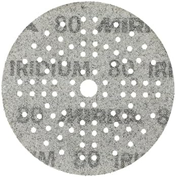 Mirka Sandpaper Discs Iridium 5 Inch Hook and Loop 89 Holes