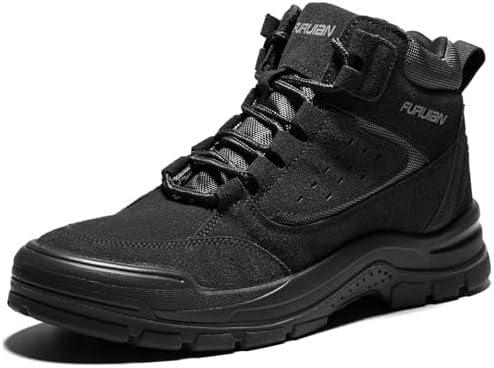Furuian Steel Toe Boots for Men Women Lightweight Work Boots Pioneer Series