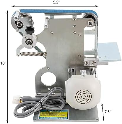 Belt Sander 550W 0.8HP Electric Belt Grinder Machine 30'' x 1'' DIY Desktop Abrasive Belt Machine 6000 RPM Vertical Horizontal Belt Polisher Sharpener Grinder Belt Machine