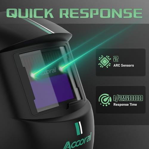 Auto-Darkening Welding Helmet, True Color, Shade 4/9-13