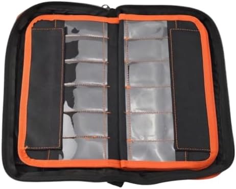Lishi Tool Storage Bag, 2 in 1 Hand Carry Bag Case for Lishi Hand Tool Car Auto Repair Tool Kits(76 small grids)