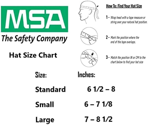 MSA Skullgard Cap Style Safety Hard Hat with Suspension - Non-Slotted Cap, Made of Phenolic Resin, Radiant Heat Loads up to 350F | Fas-Trac III Ratchet Suspension