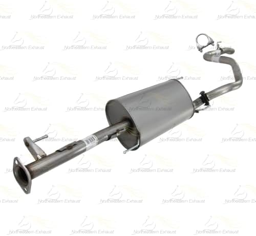 Exhaust Muffler, Tailpipe System Kit Compatible with Toyota 4Runner 2010-2023 4.0L | Stainless Steel | Northeastern Exhaust | Includes Gaskets, Clamp and Bolt Kit | Direct-Fit Replacement