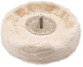 SI FANG Soft Cotton Buffing Polishing Wheel for Mini Electric Belt Sander Bench Grinder, 3 inch (50 Ply) Extra Thick Colth Buffing Wheel for Metal Alloys Stone Ceramics Glass Wood Waxing (1PC)