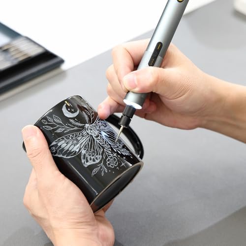 Electric Engraving Pen,Cordless Rotary Tool Kit,Rotary Tool For DIY And Artists,Engraving Tool Set,Gifts For Men,Mini Wood Carving Tools,Engraving Pen for Metal, Wood, Glass And Plastic(40 PCS)