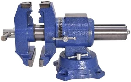 4 Inch Multipurpose Vise 360 Degree Rotation Clamp on Vise with Swivel Base Heavy Duty Multi-Jaw Vise Bench Vise Fit for Household Industry Multifunctional Clamping and Fixing