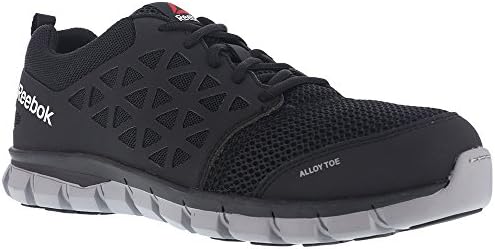 Reebok Men's Rb4041 Sublite Cushion Safety Toe Athletic Work Shoe Black