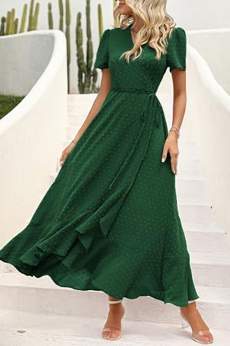 PRETTYGARDEN Women's Boho Floral Summer Maxi Dresses