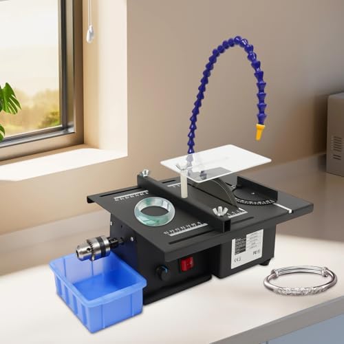 1850W Gem Faceting Cutting Carving Polishing Machine with Sink