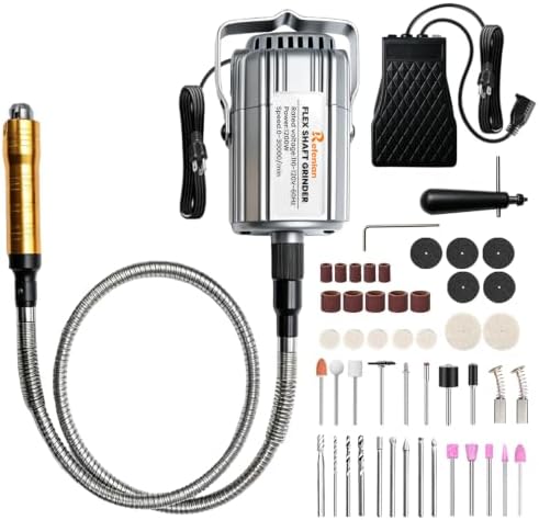 1200W Flex Shaft Rotary Tool with 46Pcs Accessories