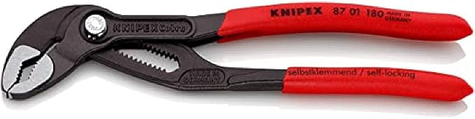 KNIPEX High Leverage Diagonal Cut and KNIPEX - 8701180 7-1/4-Inch Cobra Pliers