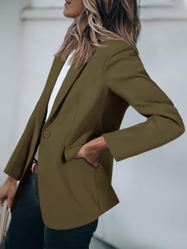 Cicy Bell Womens Casual Blazers Long Sleeve Work Office Suit Jackets Blazer