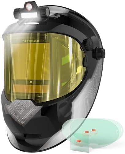 YESWELDER 180 Panoramic Welding Helmet with Smart Auto-Shade