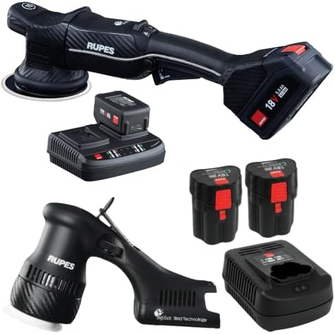 RUPES BigFoot HLR15 iBrid & HLR75 iBrid Mini Random Orbital Polisher Kit