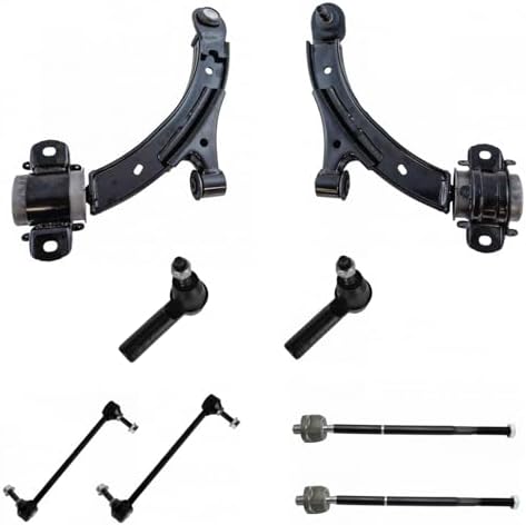 TRQ Front Steering & Suspension Kit Control Arm with Ball Joint Sway Bar
