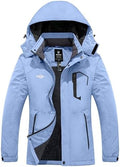wantdo Women's Ski Jacket Waterproof Warm Fleece Lined Winter Snow Coat