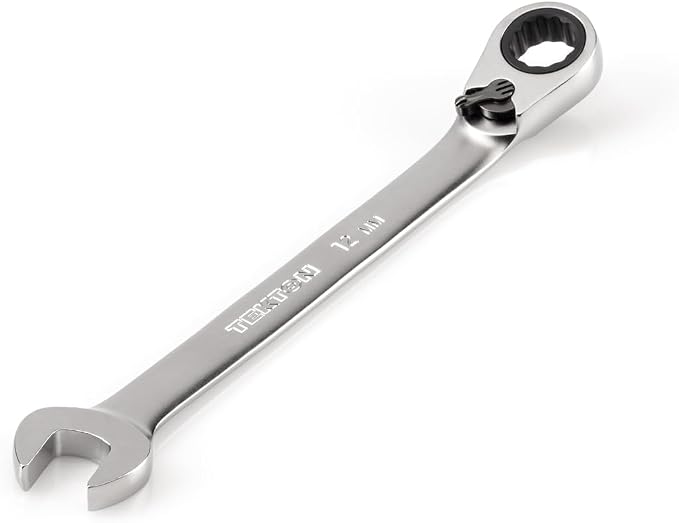 TEKTON 12 mm Reversible Ratcheting Combination Wrench | WRC23412 | 12-Point