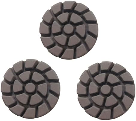 Concrete Floor Polishing Pucks Sharp Diamond Copper Bond Grinding Disc, Fit Ride-on Floor Grinder, Walk-Behind Grinder, 3 Inch Hook and Loop Long Using Life Polishing Pads, 30#