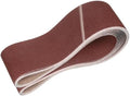 HARFINGTON 6 x 89 Inch Sanding Belts, 10 Pcs 80 Grits Aluminum Oxide