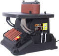 Geelife Vertical Oscillating Spindle Sander & Belt Sander, 2 in 1 Combination Woodworking Machine - Steel Black - Powerful Performance for Efficient Sanding - Workshop -