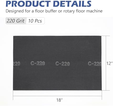 HUAALIUCHE 12"x18" 220 Grit Sanding Screen Sheets (20-Pack) – Professional Silicon Carbide Mesh for Hardwood Floor Screening, Drywall Sanding, and Aggressive Finish Removal – Reusable & Clog-Resistant
