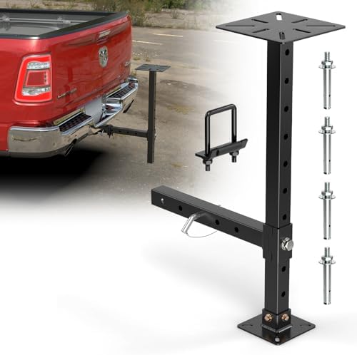 Hitch Mount Vise Plate/Bench Grinder Stand Work Table for 2” Receiver
