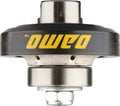 DAMO 3/16 inch Demi Bullnose & Half Bullnose Diamond Hand Profile Wheel, Hand Profiler, Medium Grit Router Bit, 5/8-11 Thread, for Granite, Concrete, Marble, and Countertop Edge