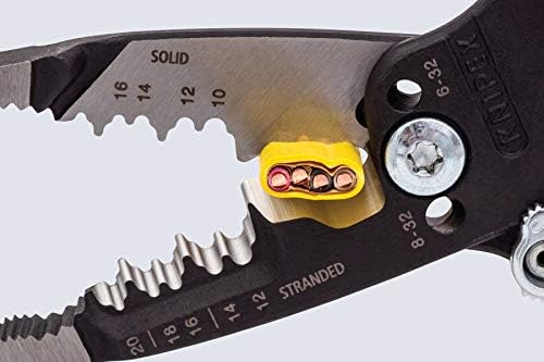 KNIPEX Tools 13 72 8 Forged Wire Stripper,8-Inch,(Pack of 2)