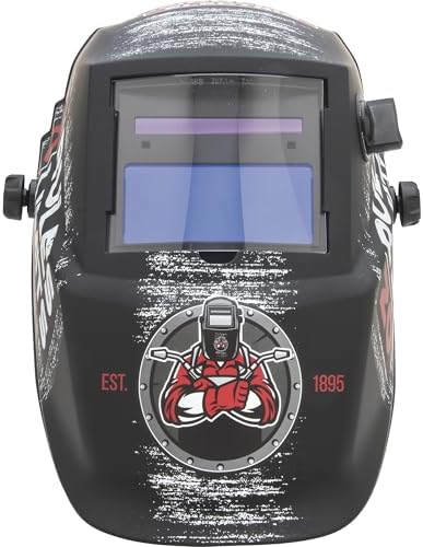 Lincoln Electric No Rules No Limits Welding Helmet K4983-1, Auto Darkening, Lightweight Weld Headgear, Shade 7-13, Grind Mode, Use for Stick, TIG, Pulsed TIG, MIG, Pulsed MIG, Flux Core, Gouging