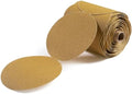 100 PCS 6 Inch Gold PSA Sanding Discs 60 Grit Self Adhesive Sticky-Back Sandpaper for DA Sander Automotive Car Paint Woodworking Wood Metal Finishing