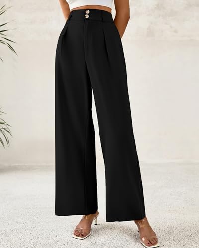BTFBM Wide Leg Dress Pants Women Business Casual Outfits