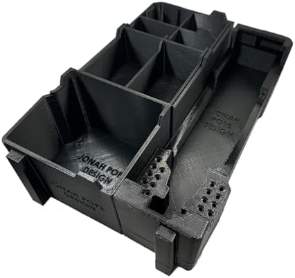 Jonah Pope Design 3d Printed Insert designed for M12 Brushless Rotary Tool and Packout Organizer (Insert Only) Black