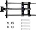 HFS(R) 9 Inch Woodworking Bench Vise, Heavy Duty Front Screw Vise for Workbench Chrome plating Leg Vise Hardware Woodworking with Mounting Screws