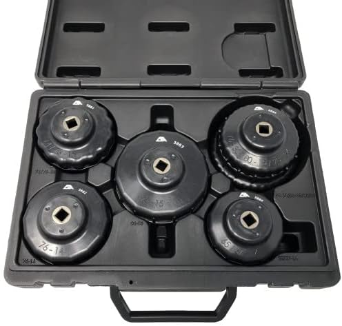 CTA Manufacturing CM3865 Oil Filter Cup Wrench Kit - 5 Piece