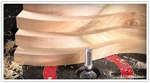 Amana Tool 45368 Carbide Tipped Flush Trim Plunge Template Router Bit 1-1/2 Dia x 1-3/4 Inch x 1/2 Shank with Upper Ball Bearing