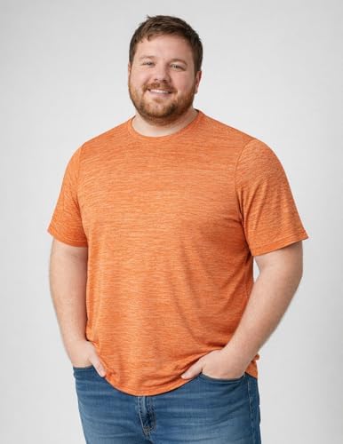 Liberty Imports 5 Pack Men's Active Quick Dry Crew Neck T Shirts