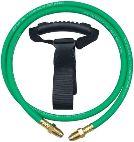 5FT Argon Hose, Inert Gas Welding Hose for MIG/TIG Regulators & Flowmeters