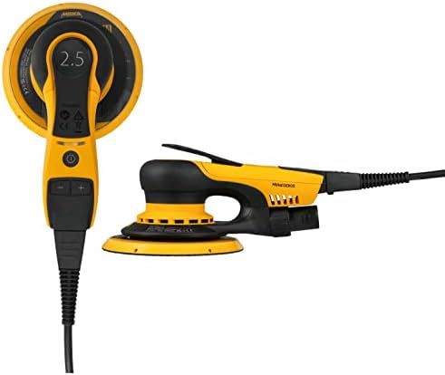 Mirka DEROS 625X CV - 6" Hook & Loop, 2.5mm Random Orbital Sander with Case - 110V Electric Power Tool for Woodworking, Drywall, Automotive Car & Wood Sanding - Professional Dust-Free Sander