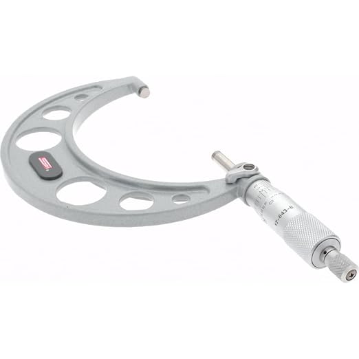 SPI 17-643-8 Calibrated Mechanical Outside Micrometer: 3" to 4 inch Range